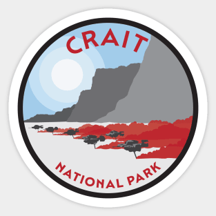 Crait National Park Sticker